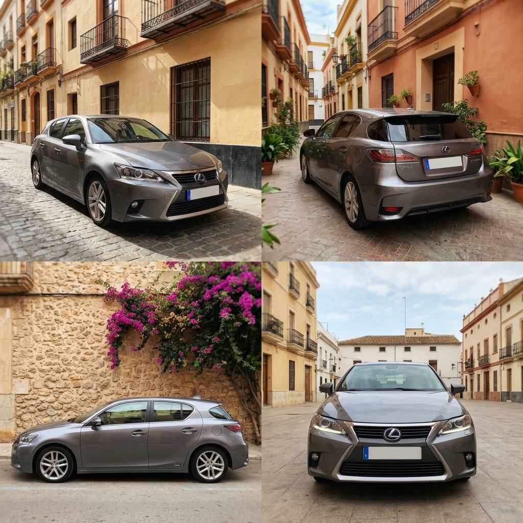 Lexus CT 2015, серый - аренда в Барселоне и Испании